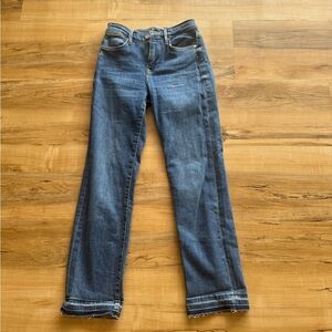 Frame le high straight jeans 25